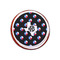 Texas Polka Dots Printed Icing Circle - XSmall - On Cookie