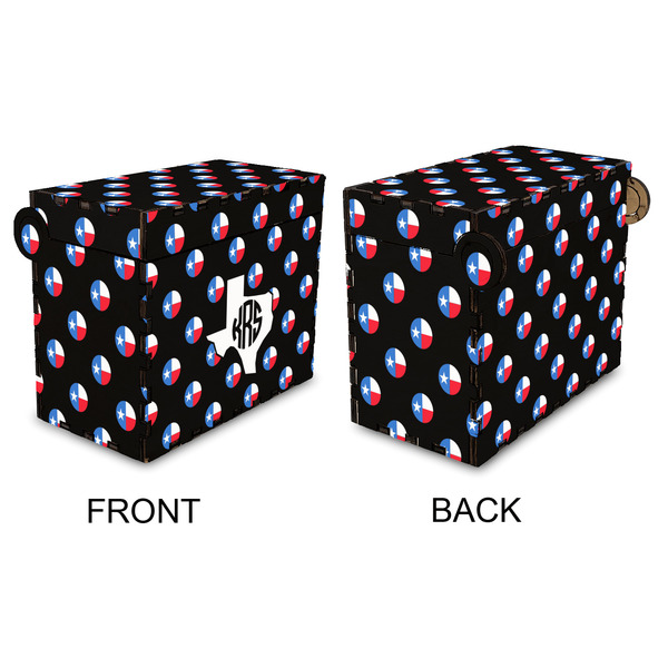 Texas Polka Dots Recipe Box - Full Color - Approval