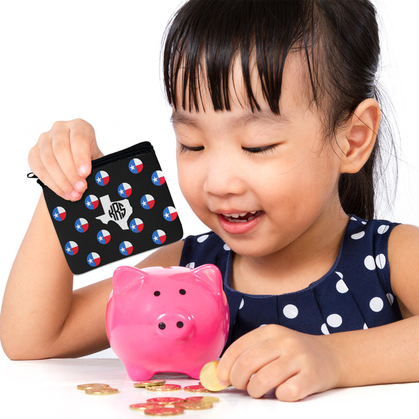 Texas Polka Dots Rectangular Coin Purses - LIFESTYLE (child)