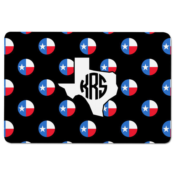Texas Polka Dots Rectangular Fridge Magnet - FRONT