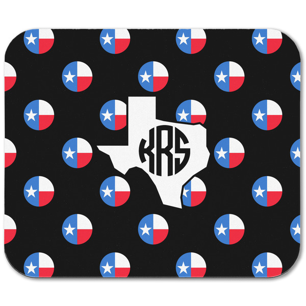 Texas Polka Dots Rectangular Mouse Pad - APPROVAL