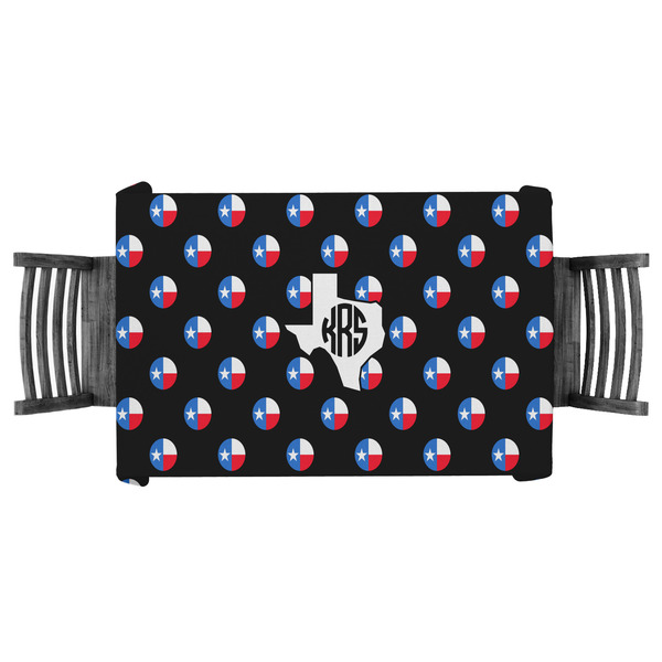 Custom Texas Polka Dots Tablecloth - 58"x58" (Personalized)