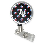 Texas Polka Dots Retractable Badge Reel (Personalized)