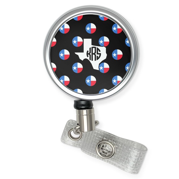 Custom Texas Polka Dots Retractable Badge Reel (Personalized)