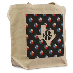 Texas Polka Dots Reusable Cotton Grocery Bag (Personalized)