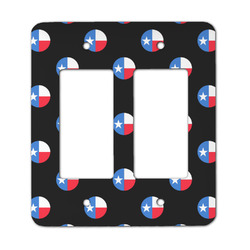 Texas Polka Dots Rocker Style Light Switch Cover - Two Switch