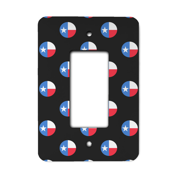 Custom Texas Polka Dots Rocker Style Light Switch Cover