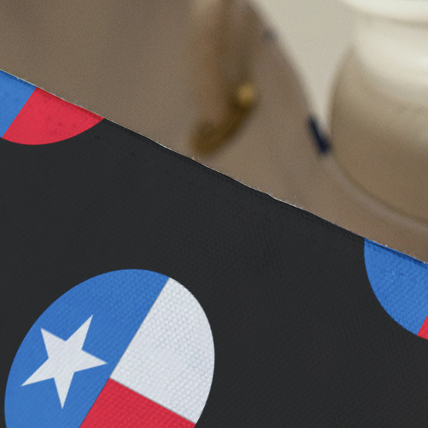 Texas Polka Dots Large Rope Tote - Close Up View