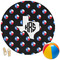Texas Polka Dots Round Beach Towel (Personalized)