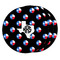 Texas Polka Dots Round Fridge Magnet - THREE