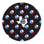Texas Polka Dots 5' Round Indoor Area Rug (Personalized)