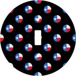 Texas Polka Dots Round Light Switch Cover