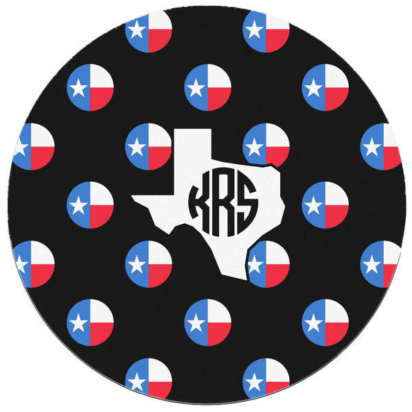 Texas Polka Dots Round Mousepad - APPROVAL