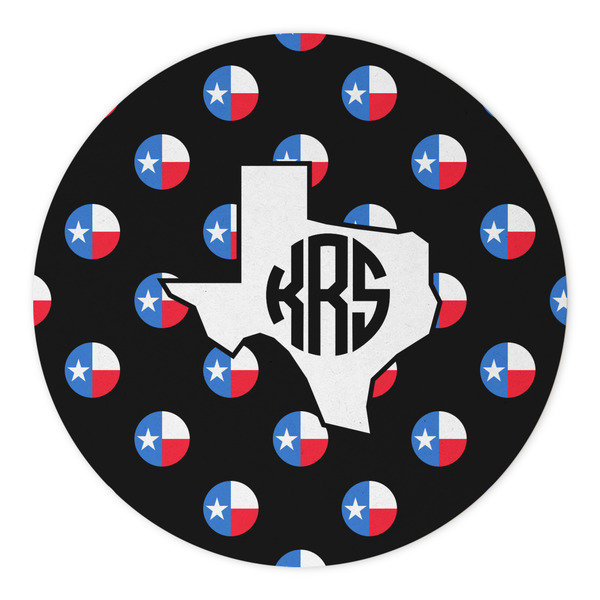 Texas Polka Dots Round Paper Coaster - Approval