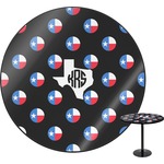 Texas Polka Dots Round Table (Personalized)
