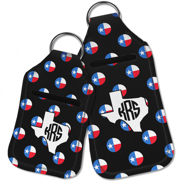 Texas Polka Dots Sanitizer Holder Keychain - Parent Main