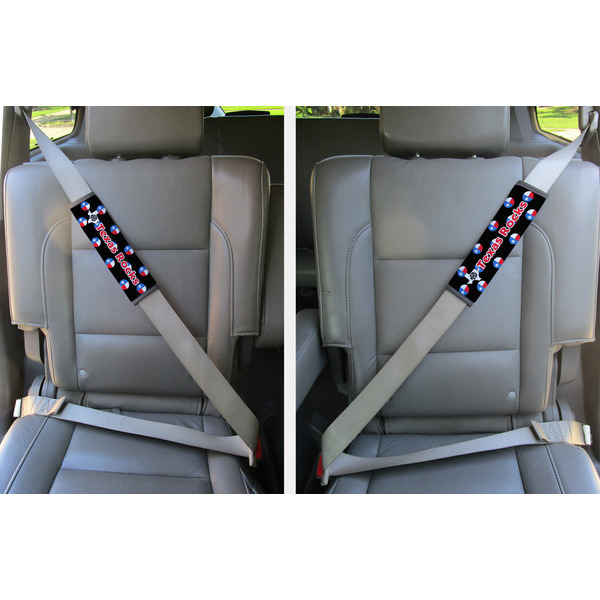 Texas Polka Dots Seat Belt Covers (Set of 2 - In the Car)