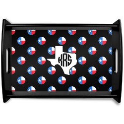 Texas Polka Dots Wooden Tray (Personalized)