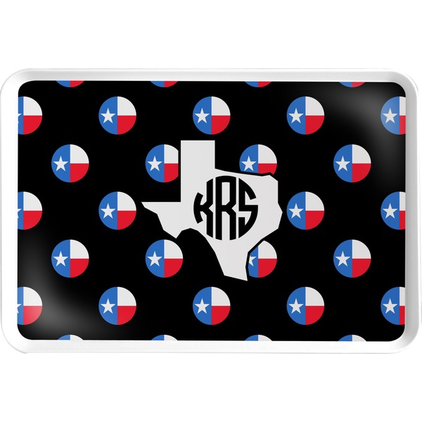 Custom Texas Polka Dots Serving Tray (Personalized)
