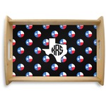 Texas Polka Dots Natural Wooden Tray - Small (Personalized)
