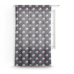 Texas Polka Dots Sheer Curtains (Personalized)