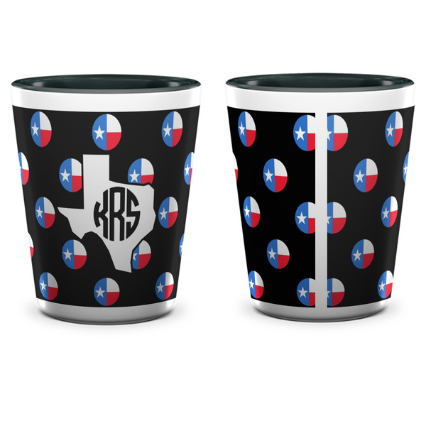 Texas Polka Dots Shot Glass - Two Tone - APPROVAL