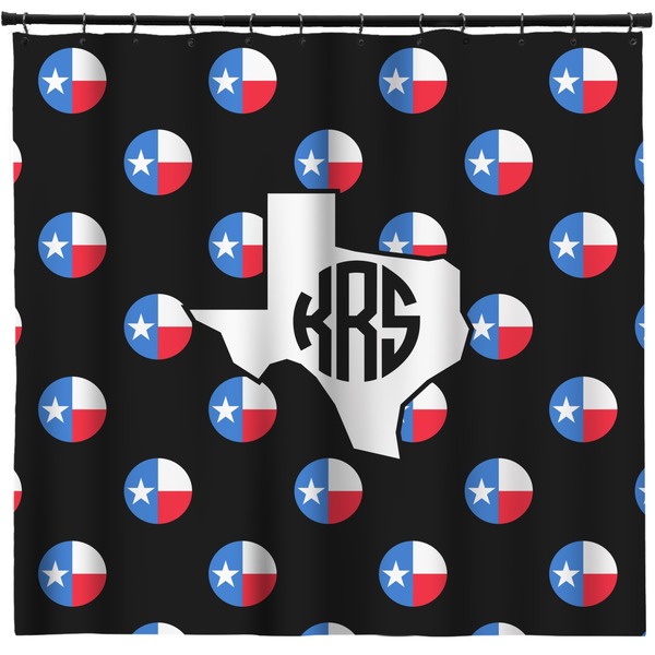 Custom Texas Polka Dots Shower Curtain - Custom Size (Personalized)