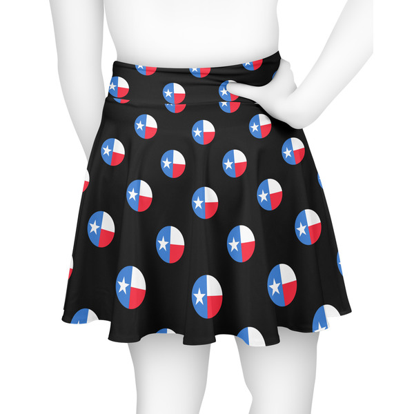 Texas Polka Dots Skater Skirt - Back
