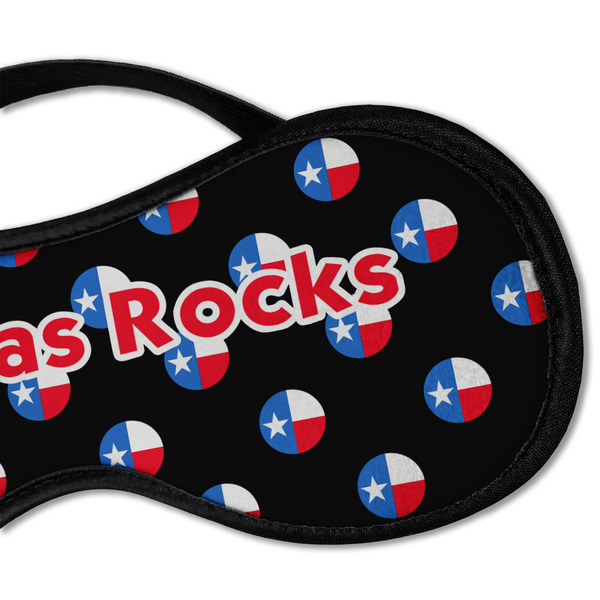 Texas Polka Dots Sleeping Eye Mask - DETAIL Large