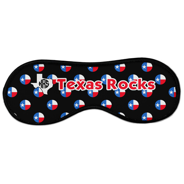 Texas Polka Dots Sleeping Eye Mask - Front Large