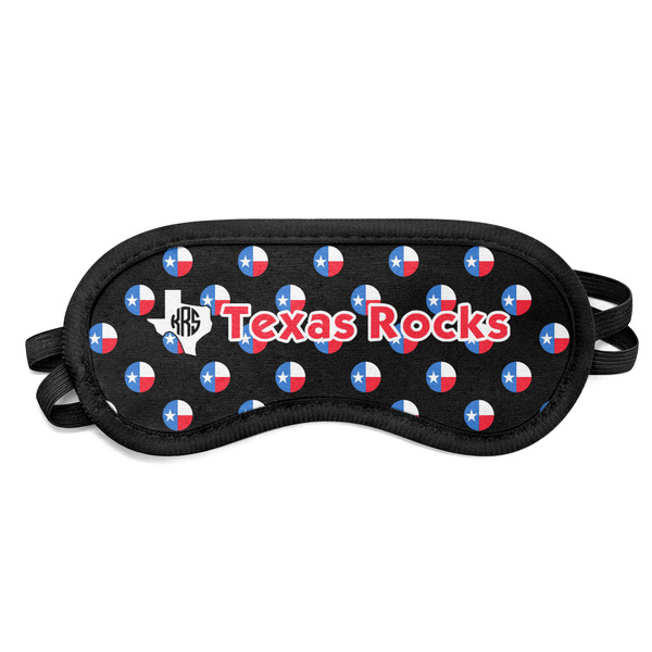 Custom Texas Polka Dots Sleeping Eye Mask - Small (Personalized)