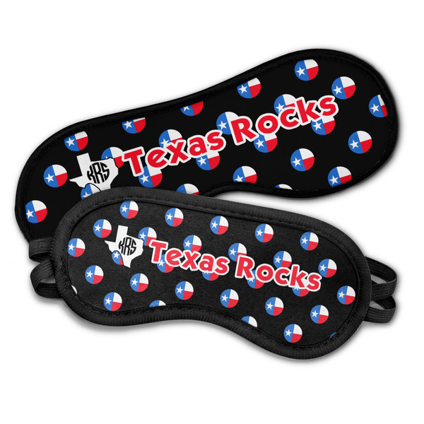 Texas Polka Dots Sleeping Eye Masks - PARENT