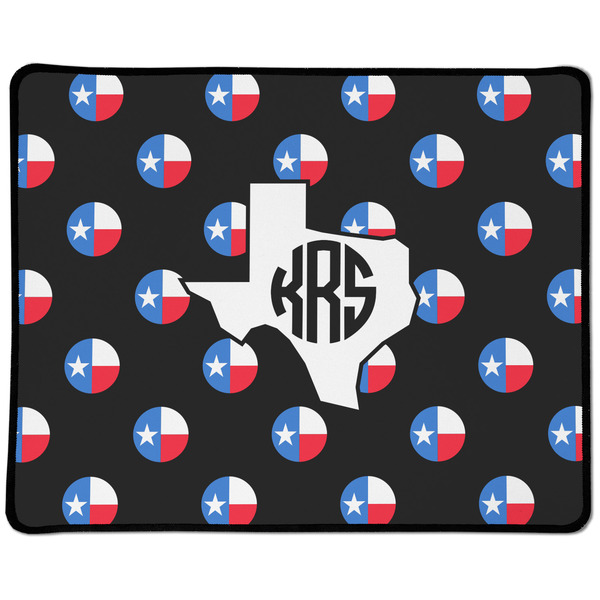 Custom Texas Polka Dots Large Gaming Mouse Pad - 12.5" x 10" (Personalized)