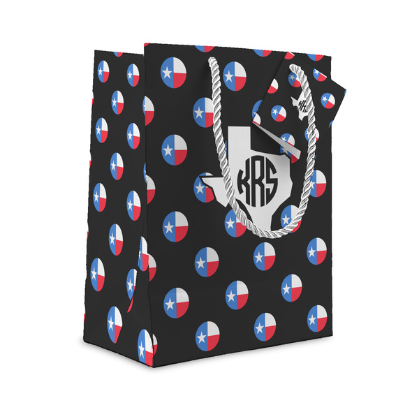 Custom Texas Polka Dots Small Gift Bag (Personalized)
