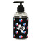 Texas Polka Dots Plastic Soap / Lotion Dispenser (8 oz - Small - Black) (Personalized)