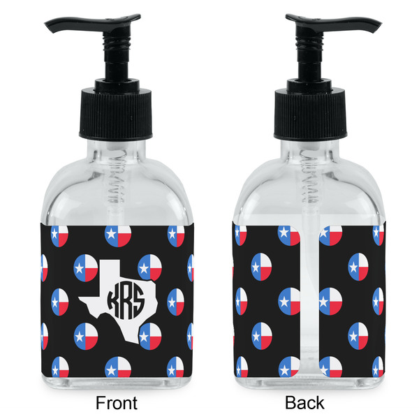 Texas Polka Dots Glass Soap/Lotion Dispenser - Approval