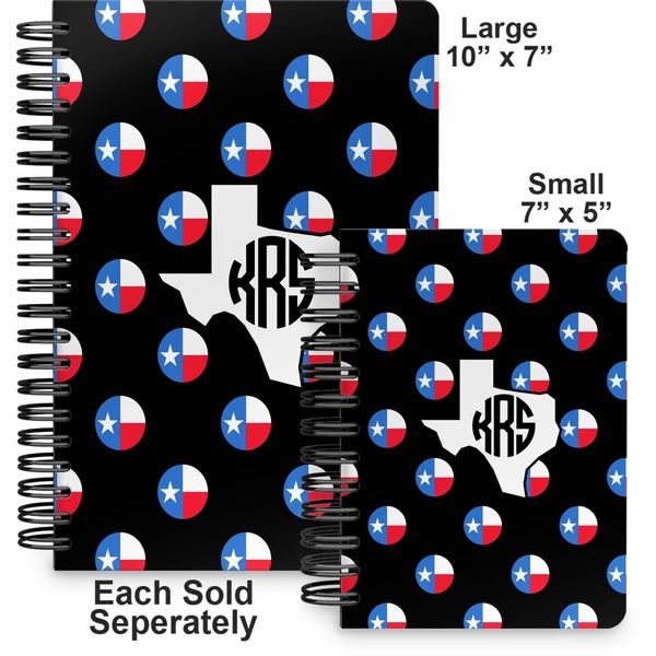 Texas Polka Dots Spiral Journal - Comparison