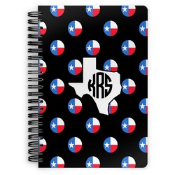Texas Polka Dots Spiral Notebook (Personalized)
