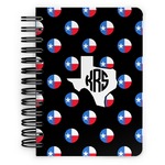 Texas Polka Dots Spiral Notebook - 5x7 w/ Monogram