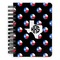 Texas Polka Dots Spiral Journal Small - Front View
