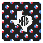 Texas Polka Dots Square Decal - Small (Personalized)