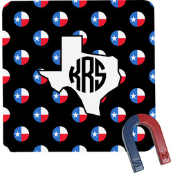Texas Polka Dots Square Fridge Magnet (Personalized)