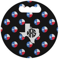 Texas Polka Dots Stadium Cushion (Round) (Personalized)