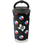 Texas Polka Dots Stainless Steel Coffee Tumbler (Personalized)