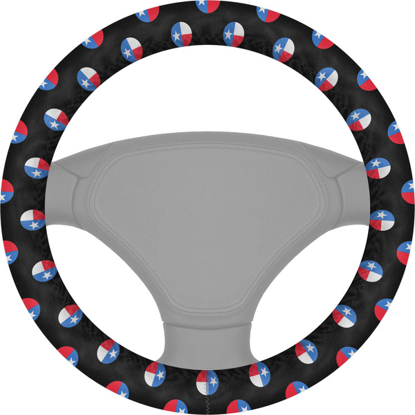 Custom Texas Polka Dots Steering Wheel Cover