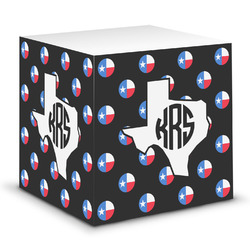 Texas Polka Dots Sticky Note Cube (Personalized)