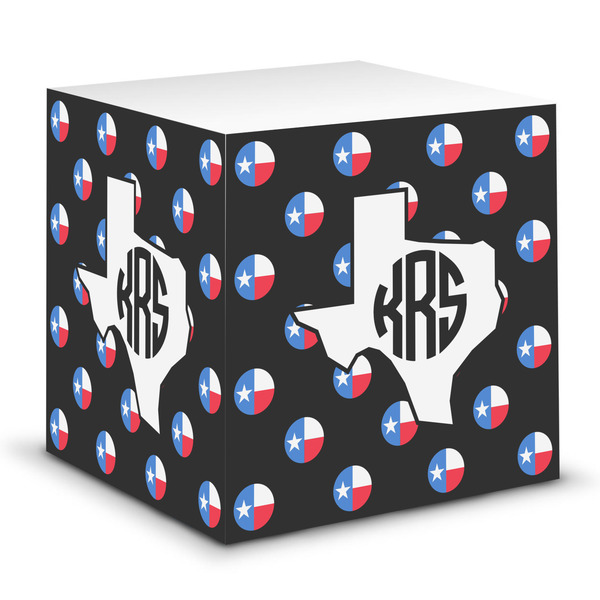 Custom Texas Polka Dots Sticky Note Cube (Personalized)