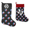 Texas Polka Dots Stockings - Side by Side compare
