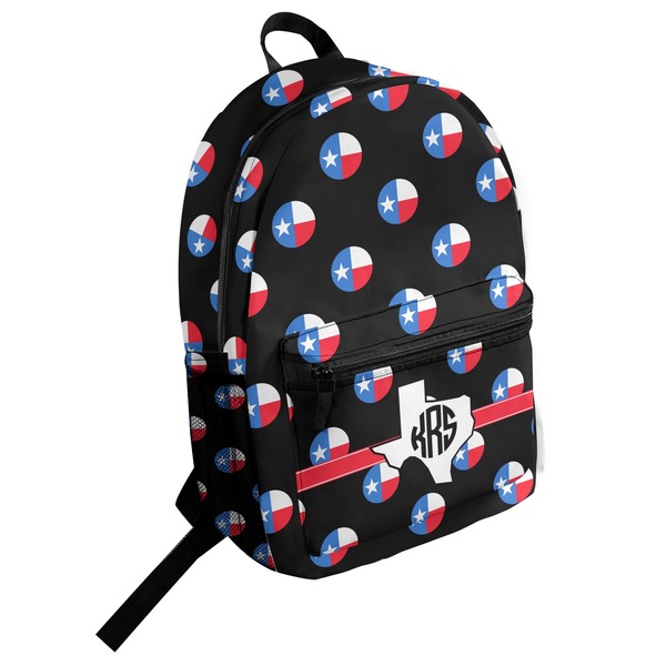 Custom Texas Polka Dots Student Backpack (Personalized)
