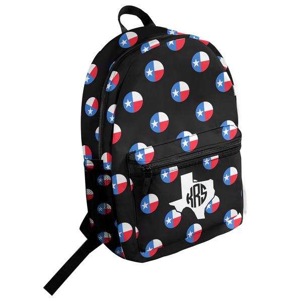 Custom Texas Polka Dots Student Backpack (Personalized)